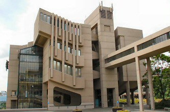 a panoramic photo of the Roger Steven Lecture Theatre, University of Leeds, UK