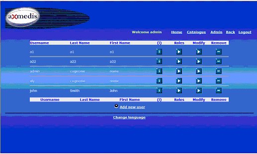 Users management - click on the image for a larger picture